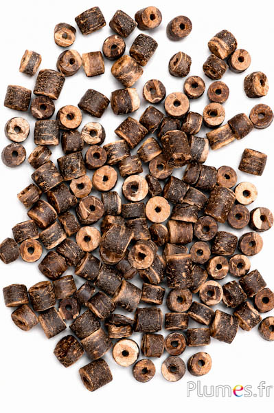 Perle in noce di cocco - Ø 3 mm - cioccolato naturale